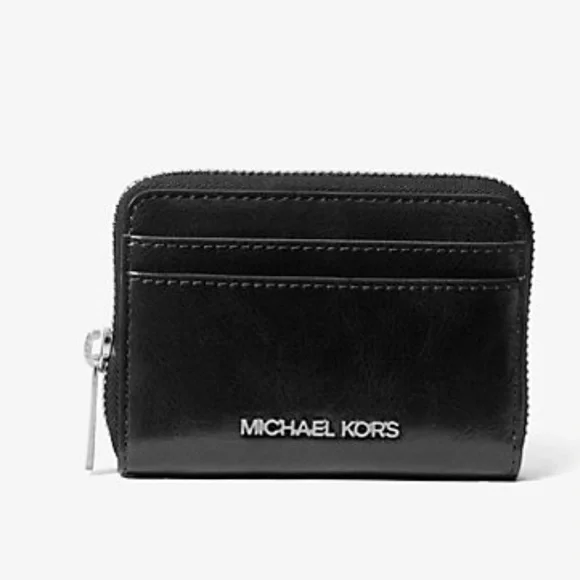 MICHAEL KORS Jet Set Medium Distressed Zip Around Card Case
Black 
NWT - Picture 15 of 16